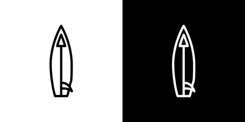 Surfing icon symbol concept for graphic design, Website, UI. Svg