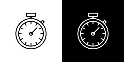 Timer icon symbol concept for graphic design, Website, UI. Svg