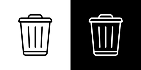 Trash icon symbol concept for graphic design, Website, UI. Svg