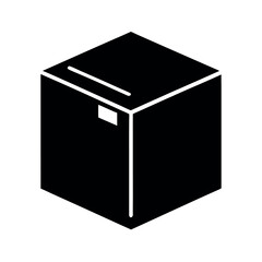 Minimal Cardboard Package Vector