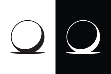 Swiss Ball icon vector on White Background ,Vector Art Illustration on white background.	