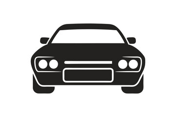 Car Transport icon. Car front line icon. Car icons set. car sign and symbol.