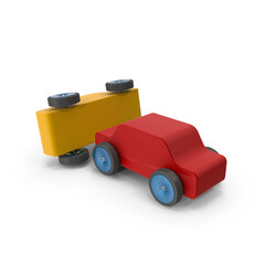 Toy Cars Isolated on Transparent Background