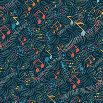 Handstream Notes Pattern Musical Notes Pattern Images – Browse 603,978 Stock Photos, Vectors ...
