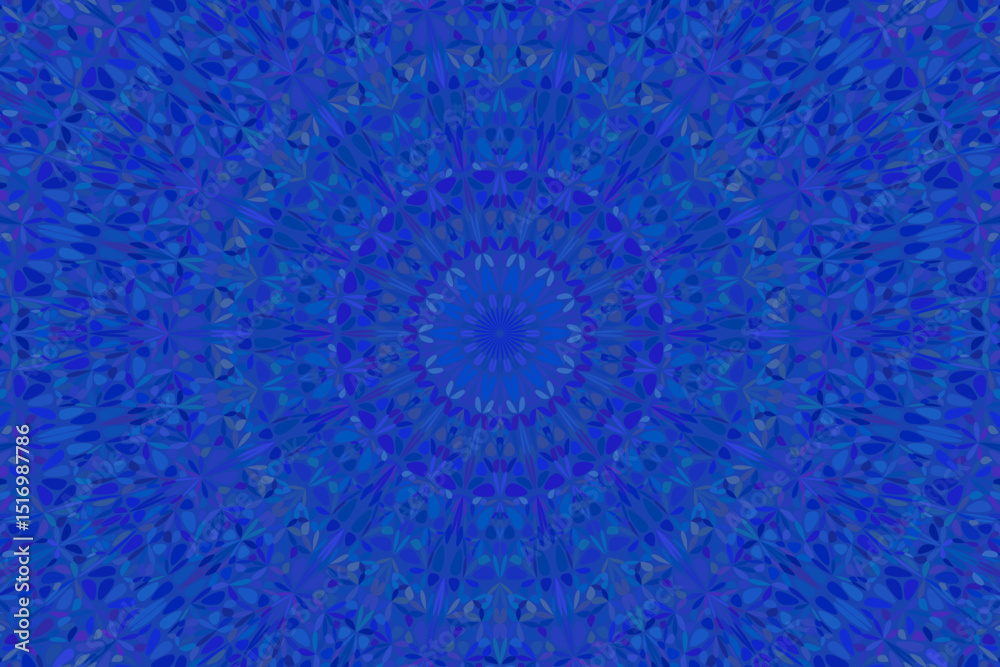Poster dynamic geometrical pattern webpage background - colorful circular floral psychedelic vector art