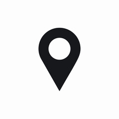 location pin icon sign vector