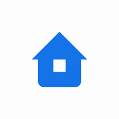 screen home icon sign vector