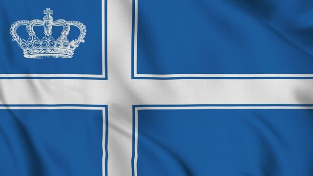 Flag of Westarctica &ndash; 4K Seamless Loop of the Antarctic Micronation&rsquo;s Banner