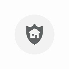 home insurance icon sign vector