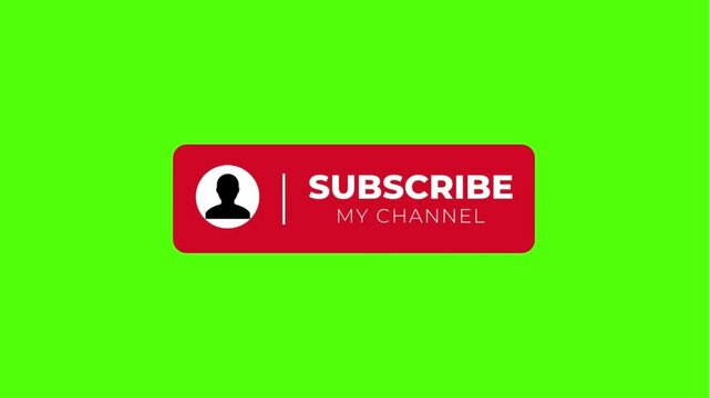 Animated Subscribe Button for YouTube Channels.