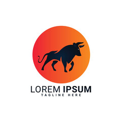 Fototapeta premium bull logo