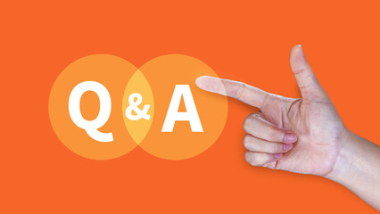 Q and A questions and answers symbol, FAQ, frequency asked questions, Answer, Question Ask, Information, Communication and Brainstorming Concepts