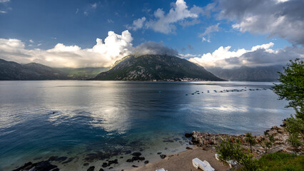 Panorama Bucht von Kotor
