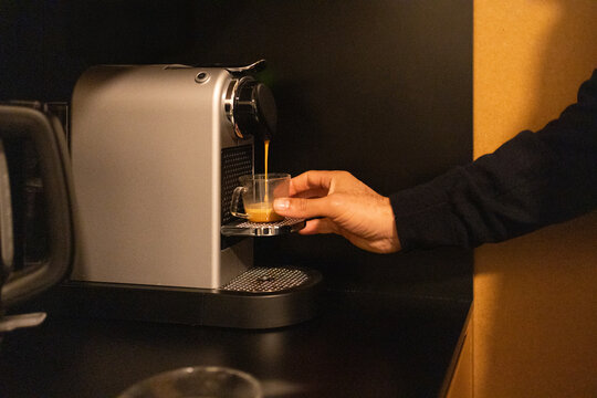 Coffee break in a vibrant coworking space in Barcelona