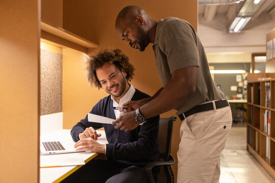 Modern coworking space in Barcelona office setting