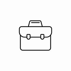 suitcase office icon sign vector