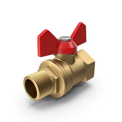 Water Valve isolated on white background