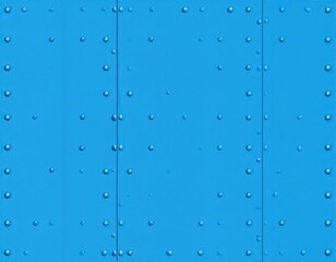 Blue metal panel with rivets (1)