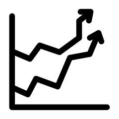 Graph Vector Glyph Icon Design