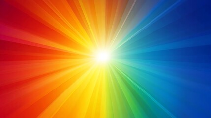 Obraz premium Colorful radial burst background