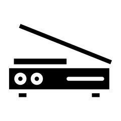 Scanner Vector Glyph Icon Design