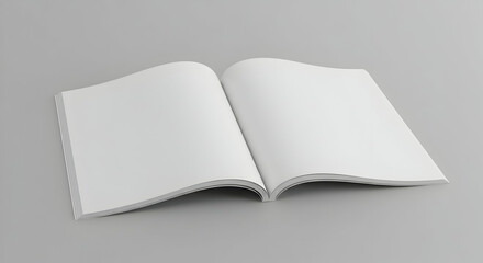 Blank Book Mockup Design Template for Branding