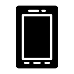 Smartphone Vector Glyph Icon Design