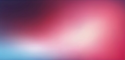 Fototapeta premium Abstract blurred gradient background. Red pink blue colors blend smoothly. Minimalist design for wallpaper mobile phone computer screen. Graphic art with bright vivid soft light neon futuristic space