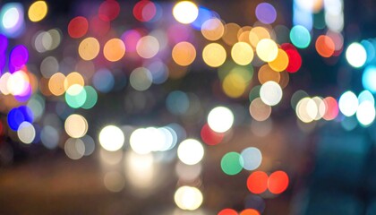 Blurred city lights at night (5)