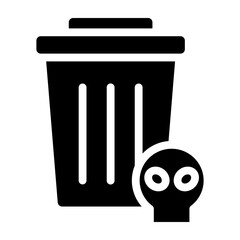 Junk Vector Glyph Icon Design