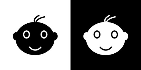 Baby boy icon symbols. Vector illustration.