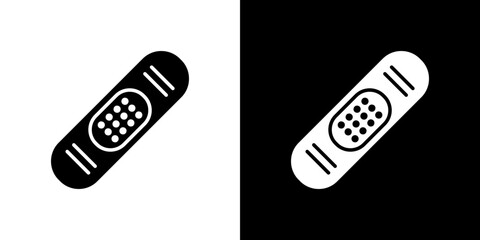 Band aid icon symbols. Vector illustration.