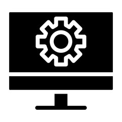 Maintenance Vector Glyph Icon Design