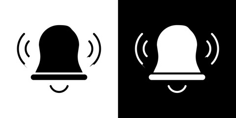 Bell icon symbols. Vector illustration.