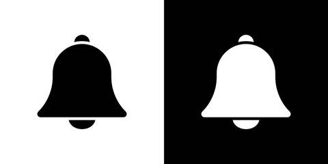 Bell icon symbols. Vector illustration.