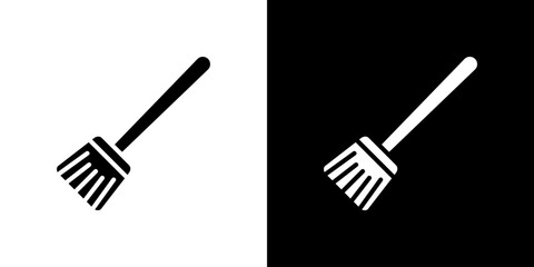 Broom icon symbols. Vector illustration.