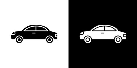Car icon symbols. Vector illustration.