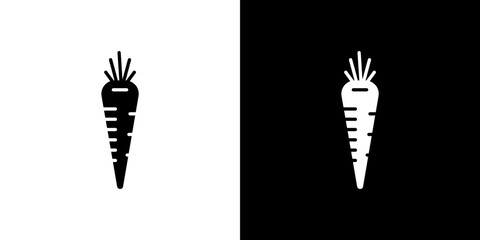 Carrot icon symbols. Vector illustration.