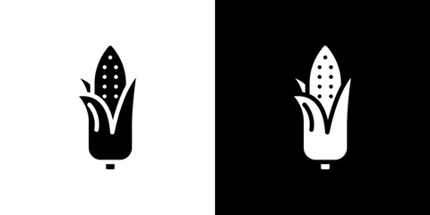 Corn icon symbols. Vector illustration.
