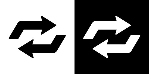 Data transfer icon symbols. Vector illustration.