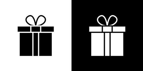 Gift icon symbols. Vector illustration.