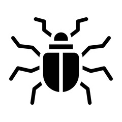 Beetle Vector Line Icon Design