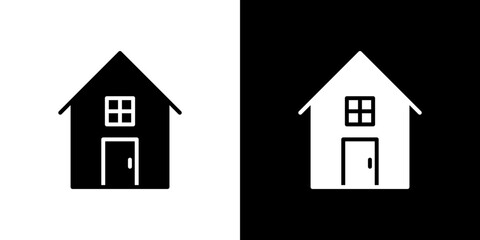 Home icon symbols. Vector illustration.