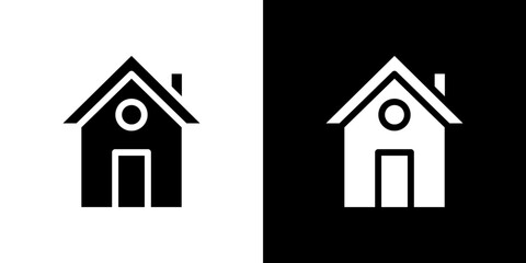 Home icon symbols. Vector illustration.