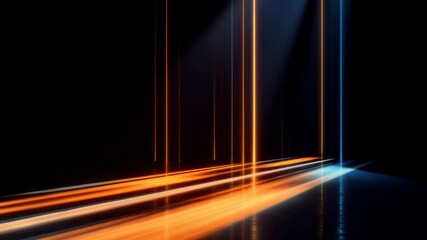 Colorful vertical light beam spectrum creating rainbow effect. Abstract prismatic display. Use for creative and artistic project - Powered by Adobe