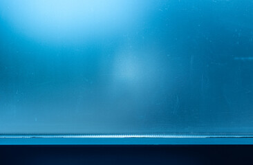 Blue frosted glass background