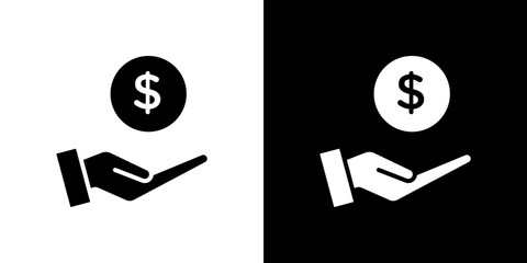 Investment icon symbols. Vector illustration.