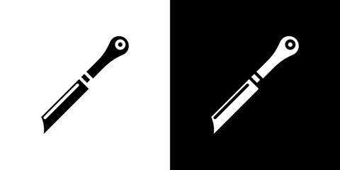 knife icon symbols. Vector illustration.