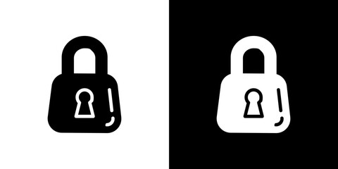 Lock icon symbols. Vector illustration.