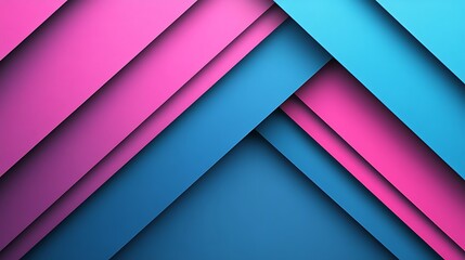 Abstract geometric layered shapes